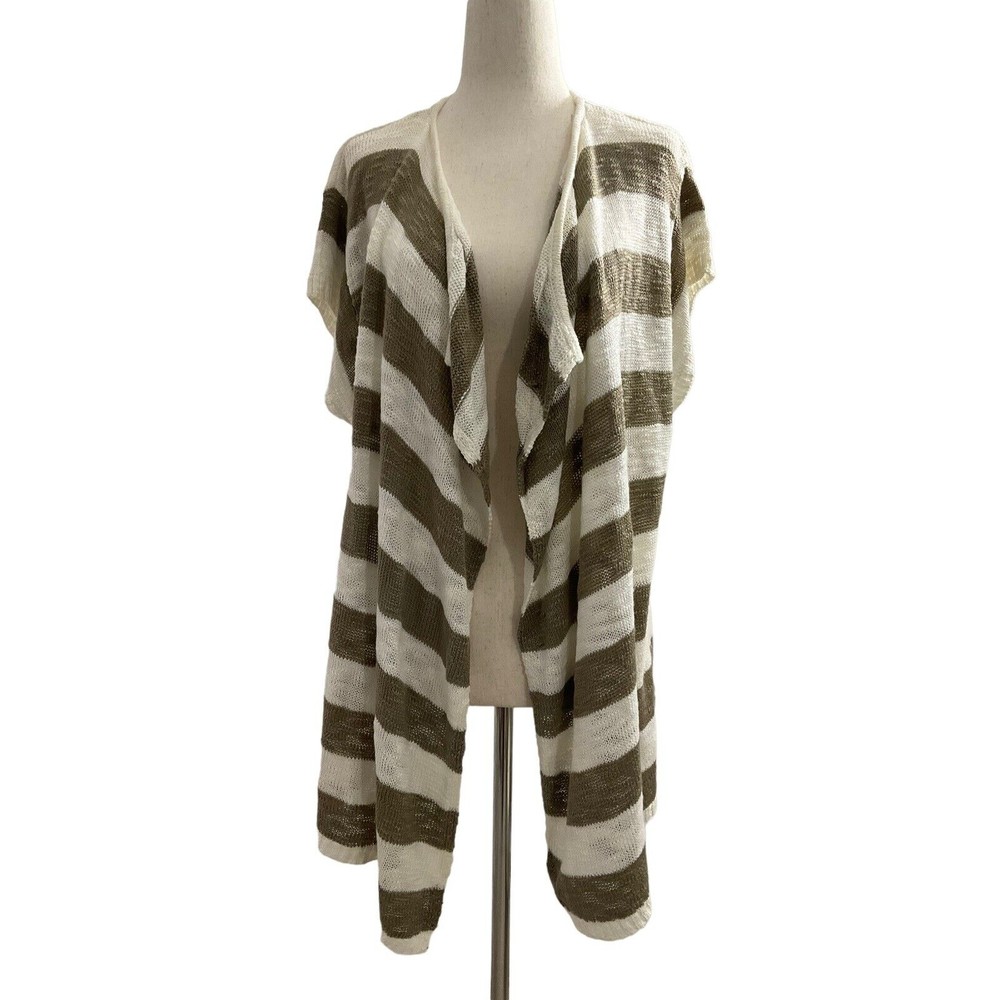 Miss Guided Women's Brown Size M Medium Cardigan Open Front #2..